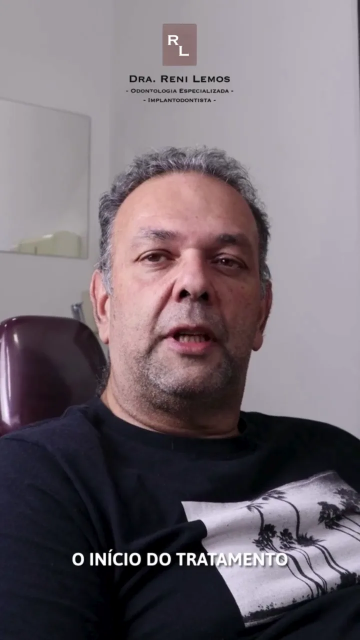 Eduardo contando sua experiência com o tratamento